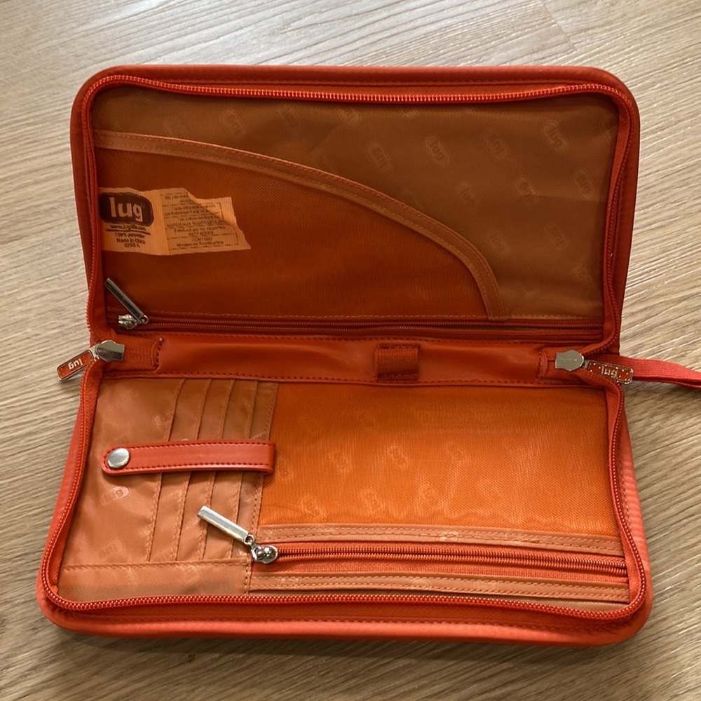 Lug Orange Travel Wallet - Picture 7 of 9